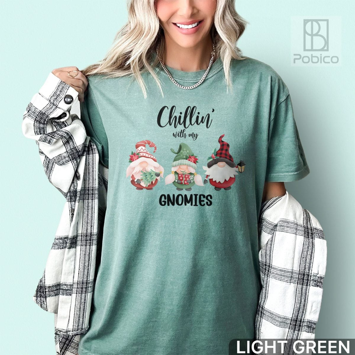 Chillin-With-Gnomies-Christmas-Shirt,-Funny-Christmas-Holiday-Shirt-2