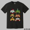 Christmas-Santa-Elf-Gaming-Controllers-Snowman-Shirt-1