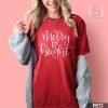 Christmas-Shirts-Merry-and-Bright-Shirt-Xmas-Holiday-2