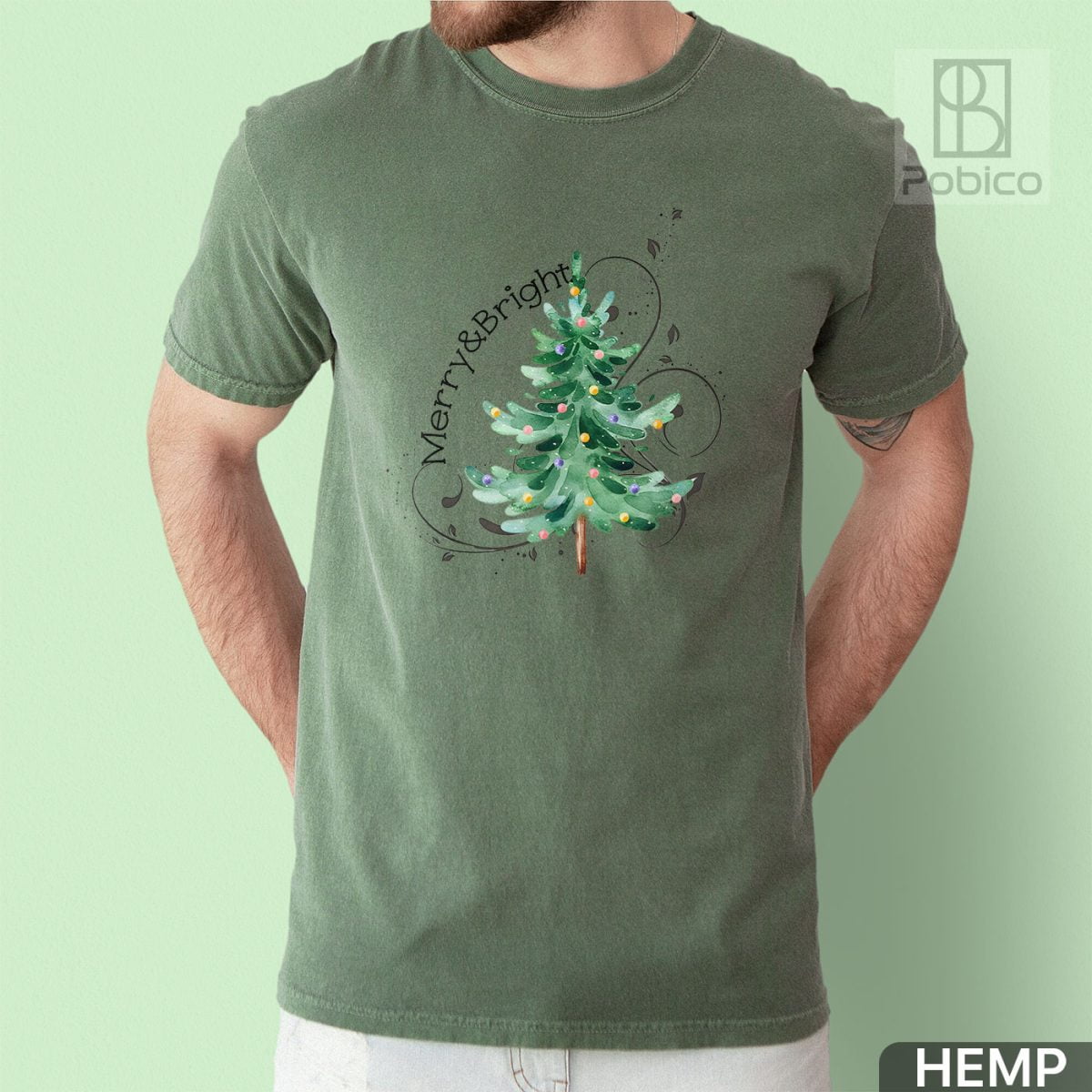 Merry-and-Bright-Christmas-Shirt,-Christmas-Tree-Shirt-3