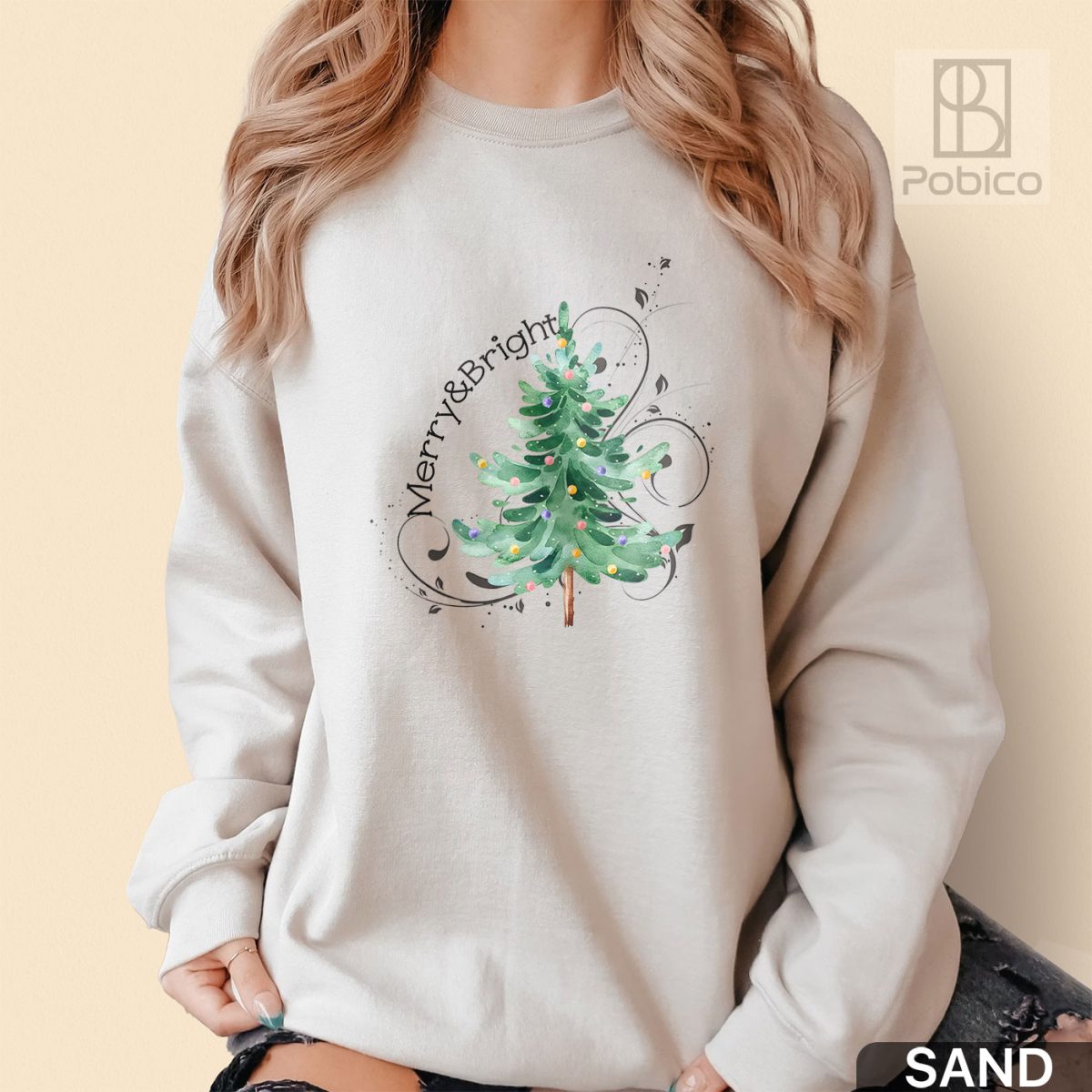 Merry-and-Bright-Christmas-Shirt,-Christmas-Tree-Shirt-4