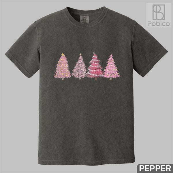 Pink-Christmas-Tree,Christmas-Shirt-1