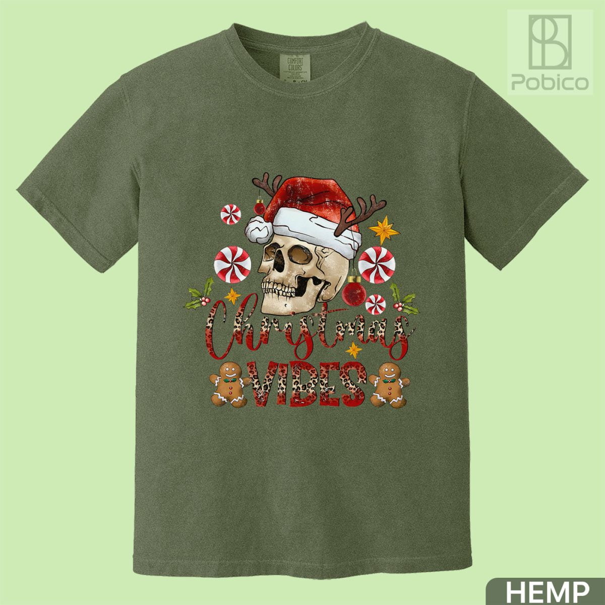 Skeleton-Santa-Christmas-Shirt,-Christmas-Vibes-Shirt-1