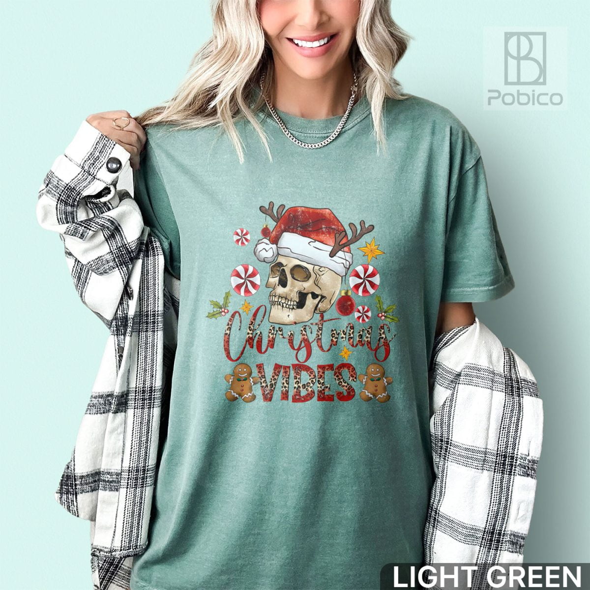 Skeleton-Santa-Christmas-Shirt,-Christmas-Vibes-Shirt-2