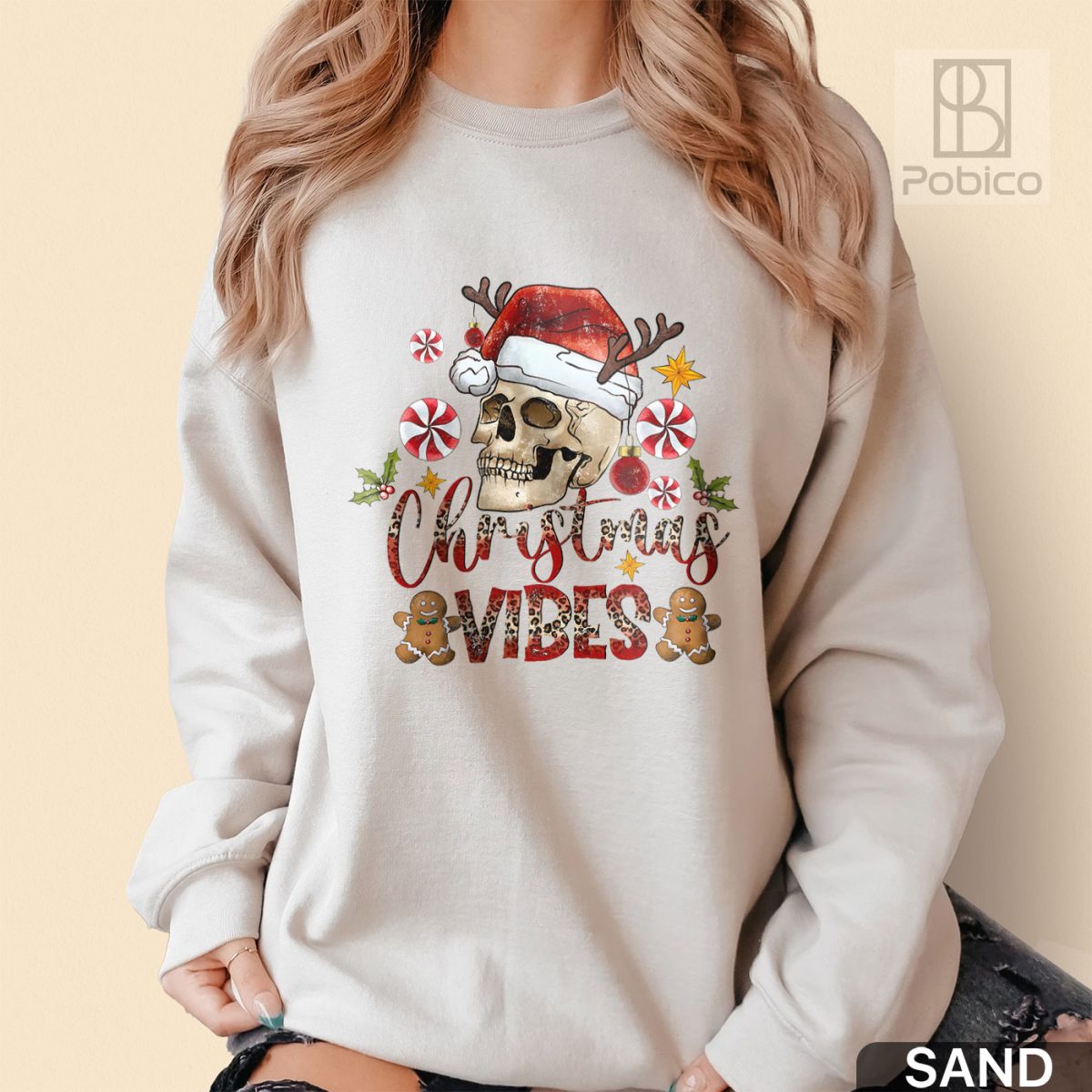 Skeleton-Santa-Christmas-Shirt,-Christmas-Vibes-Shirt-4